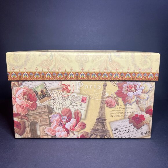 VTG Punch Studio Eiffel Tower 3D Paris Themed Keepsake Decorative Storage Box - Picture 6 of 13